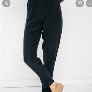 Elizabeth Suzann Tilda pants, black silk, M